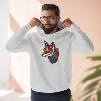 Red Fox Icon - Fleece Hoodie