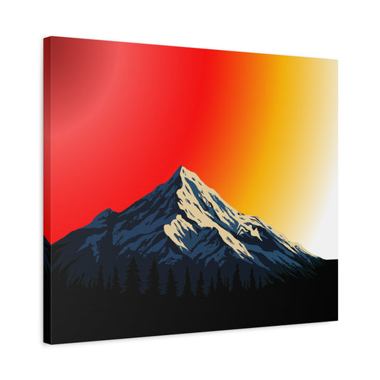 Solar Peaks Canvas