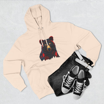 Black Bear Icon - Fleece Hoodie