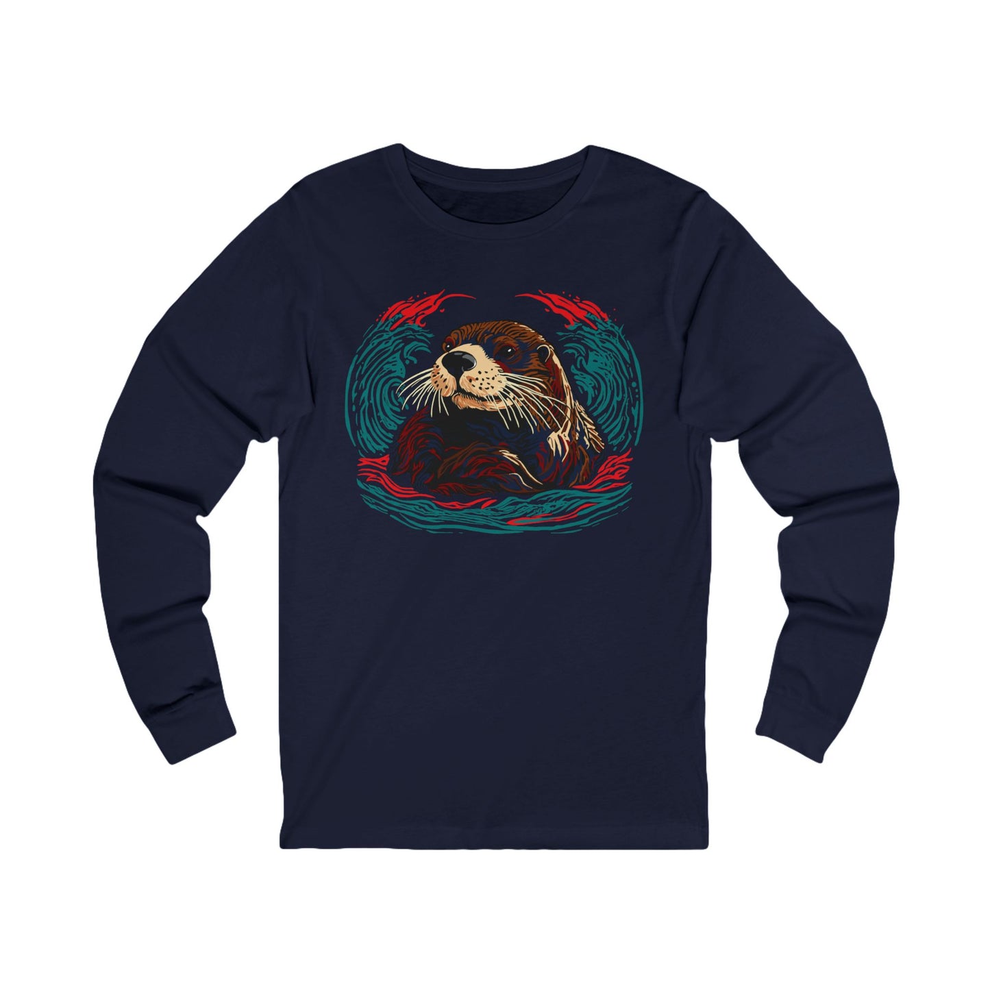 Sea Otter Icon - Long-Sleeve Tee