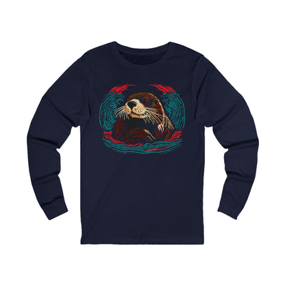 Sea Otter Icon - Long-Sleeve Tee