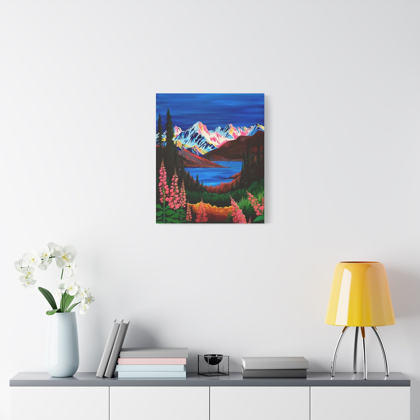 Alpine Fireweed Canvas