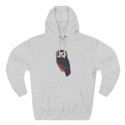 Saw-Whet Owl Icon - Fleece Hoodie