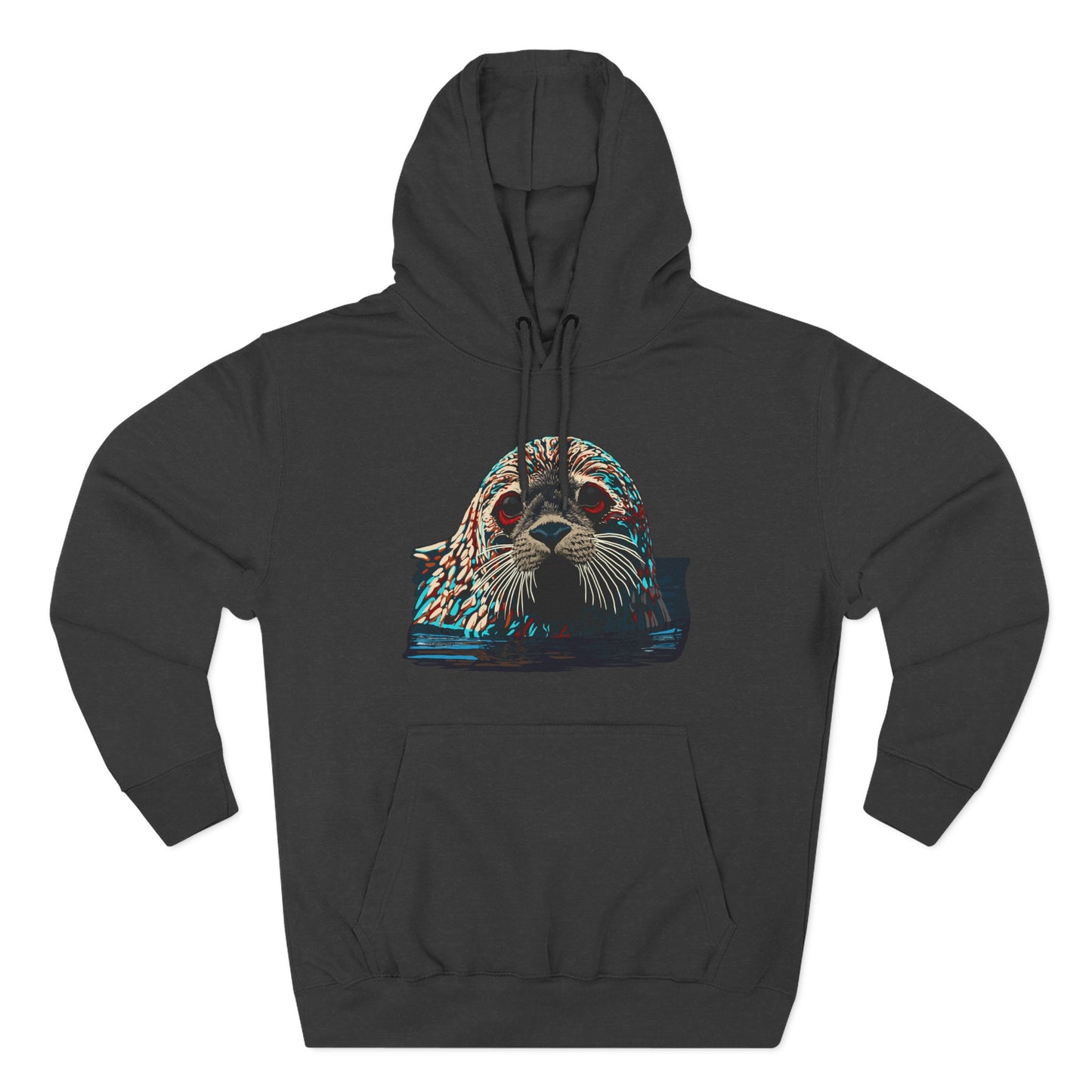 Harbor Seal Icon - Fleece Hoodie
