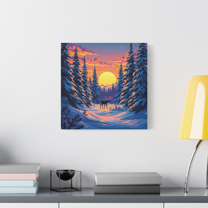 Spruce Moose Canvas