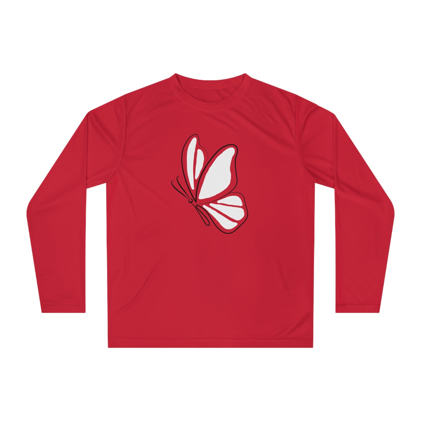 Butterfly Silhouette Long-Sleeve (Performance)