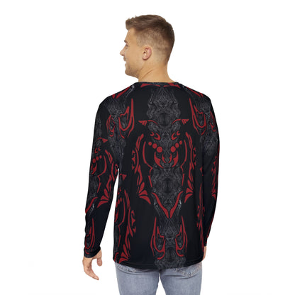 Inked Summit Pattern Long-Sleeve