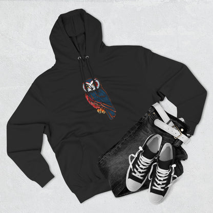 Saw-Whet Owl Icon - Fleece Hoodie
