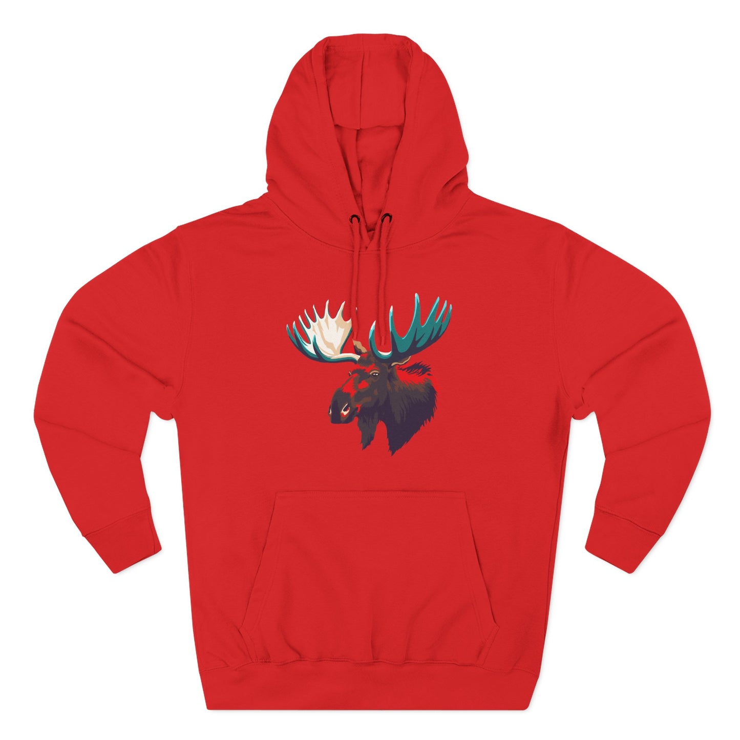 Moose Icon - Fleece Hoodie