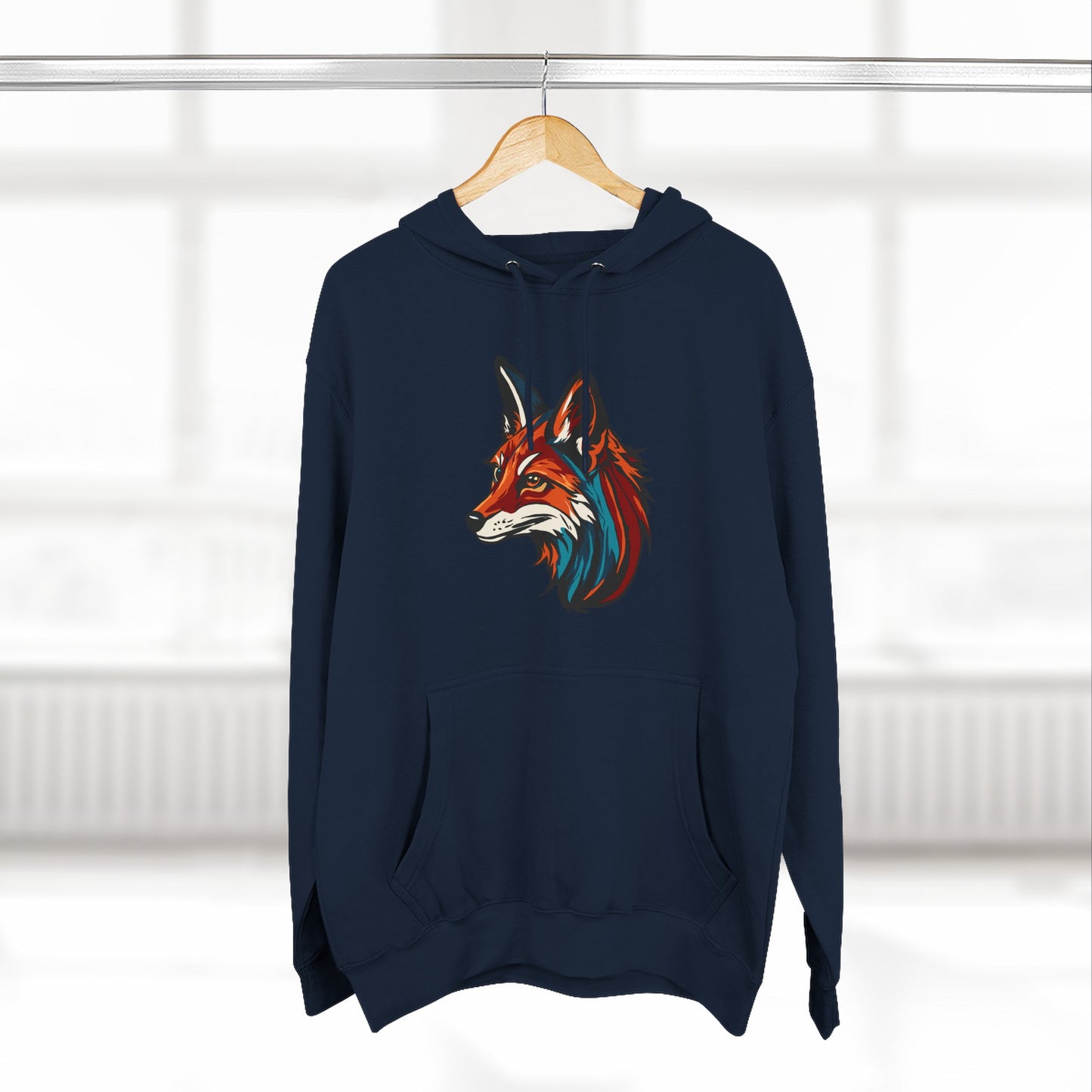 Red Fox Icon - Fleece Hoodie