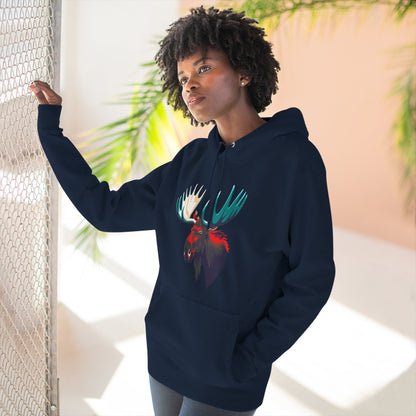 Moose Icon - Fleece Hoodie