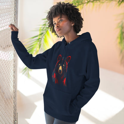 Black Bear Icon - Fleece Hoodie