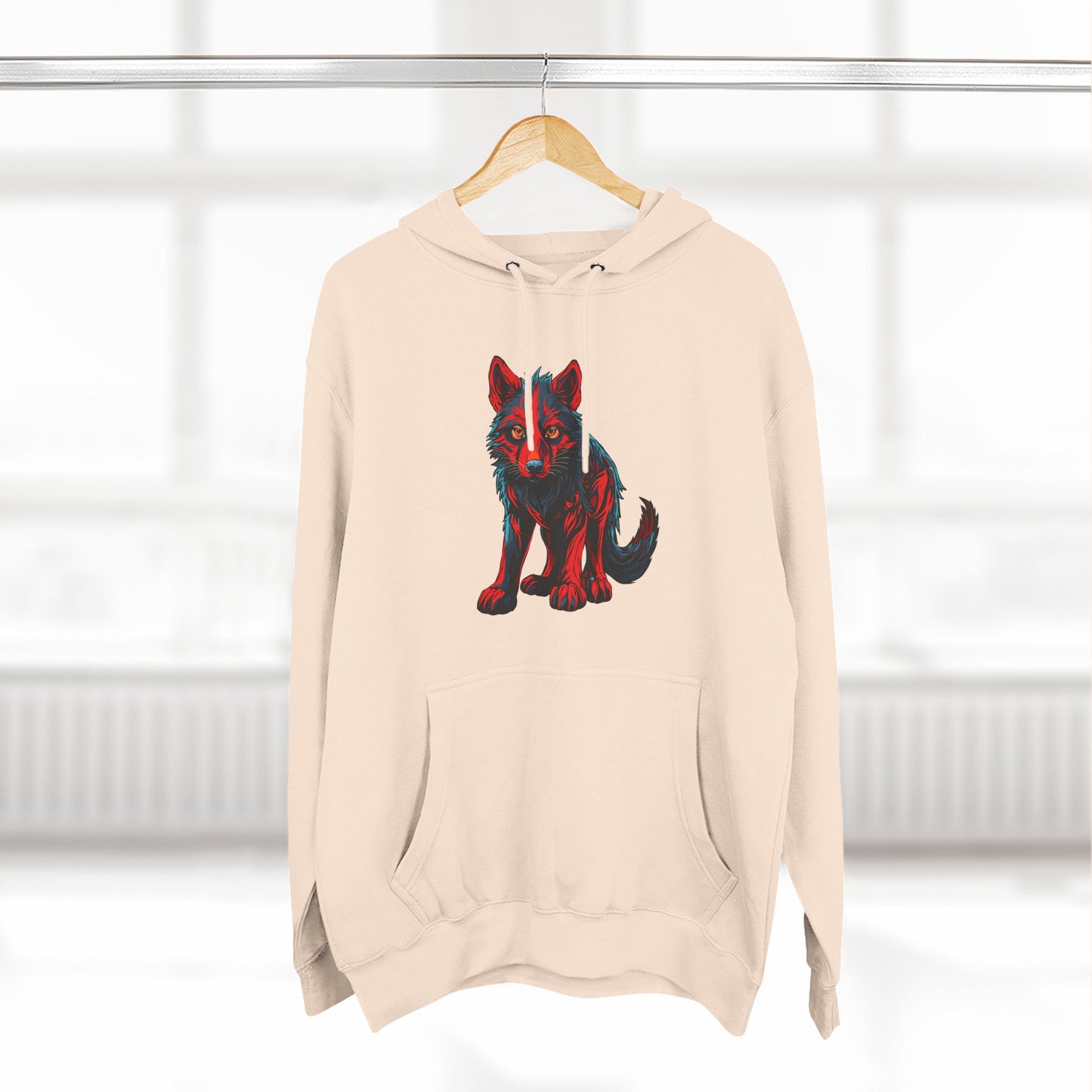 Wolf Pup Icon - Fleece Hoodie