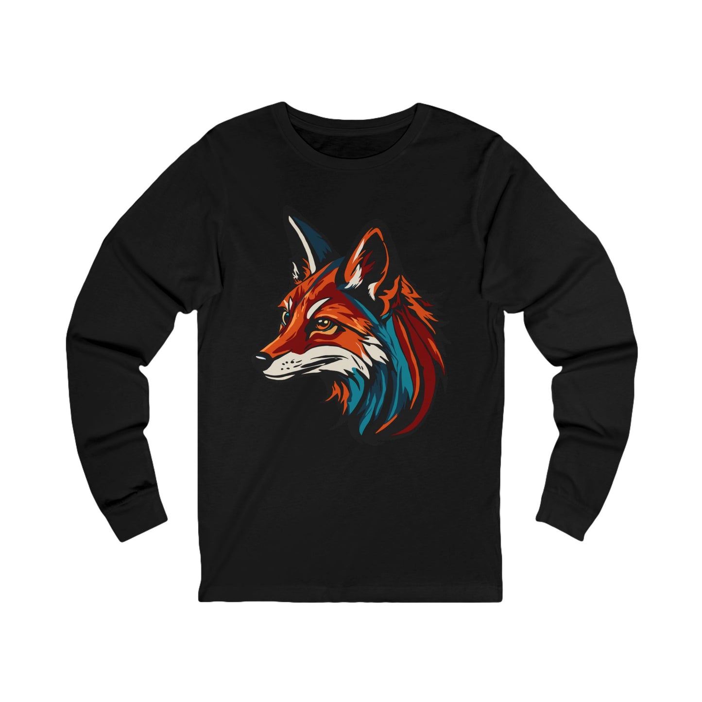 Red Fox Icon - Long-Sleeve Tee