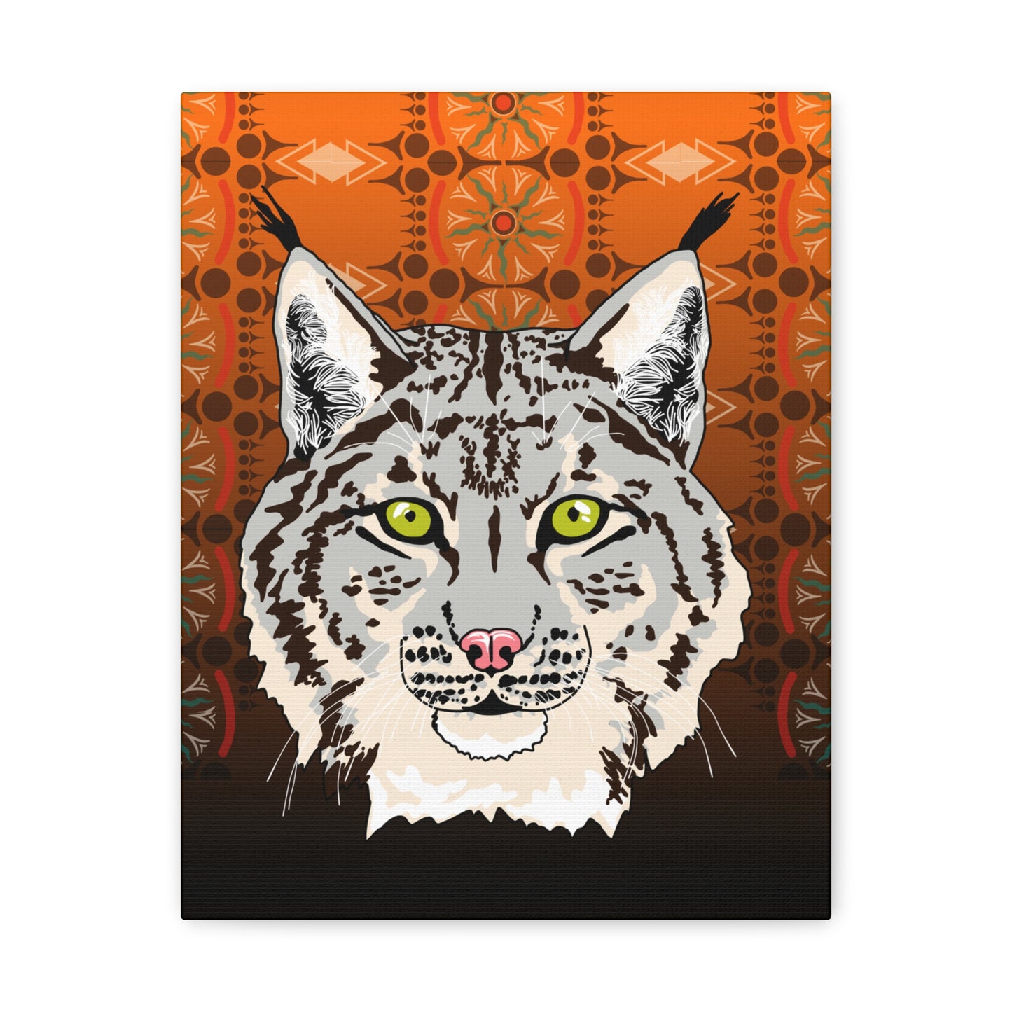 Lynx Portrait (gray) Canvas