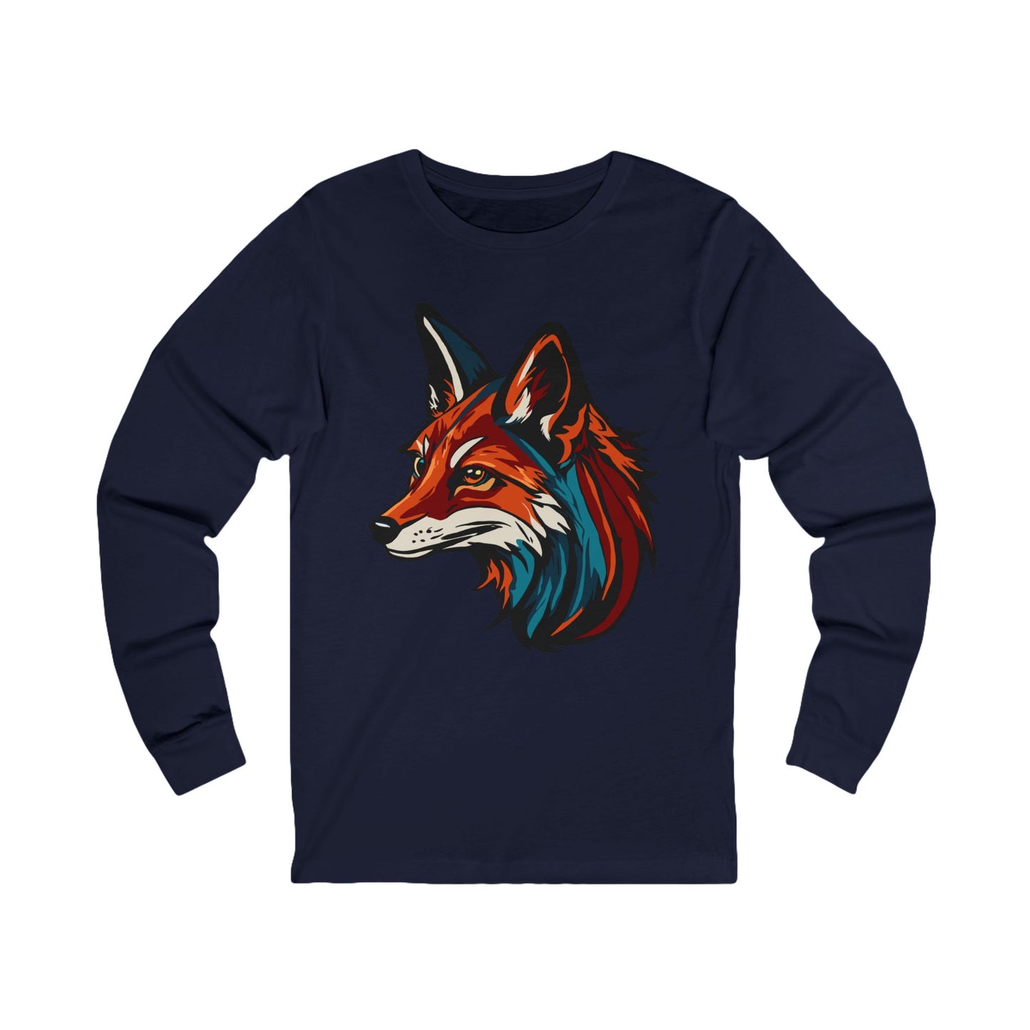 Red Fox Icon - Long-Sleeve Tee