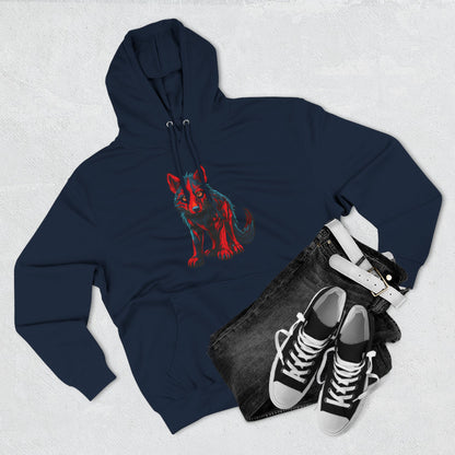 Wolf Pup Icon - Fleece Hoodie