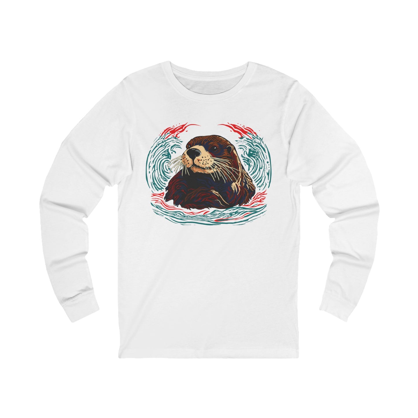Sea Otter Icon - Long-Sleeve Tee