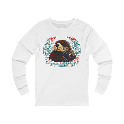 Sea Otter Icon - Long-Sleeve Tee