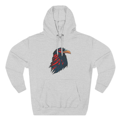 Raven Icon - Fleece Hoodie