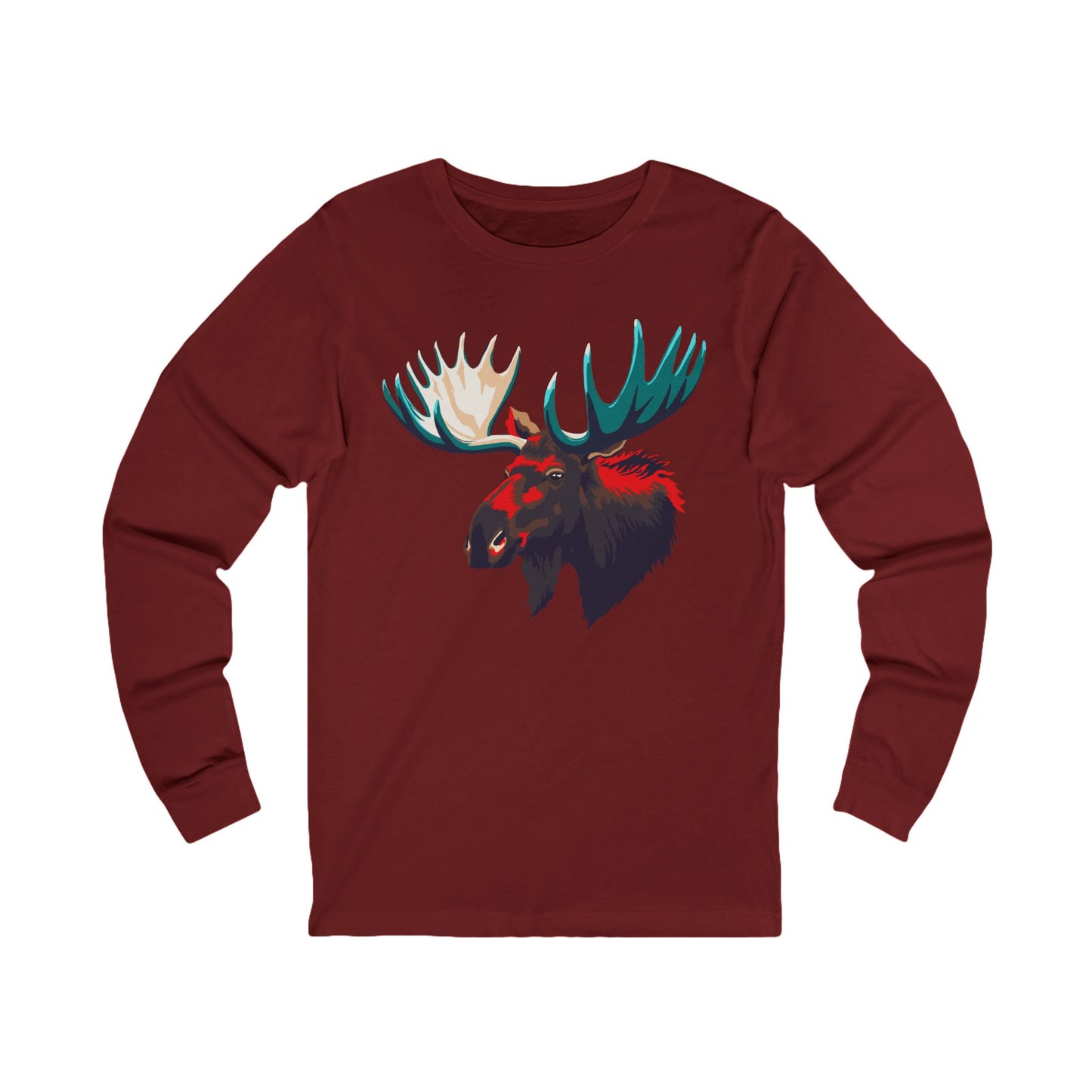Moose Icon - Long-Sleeve Tee