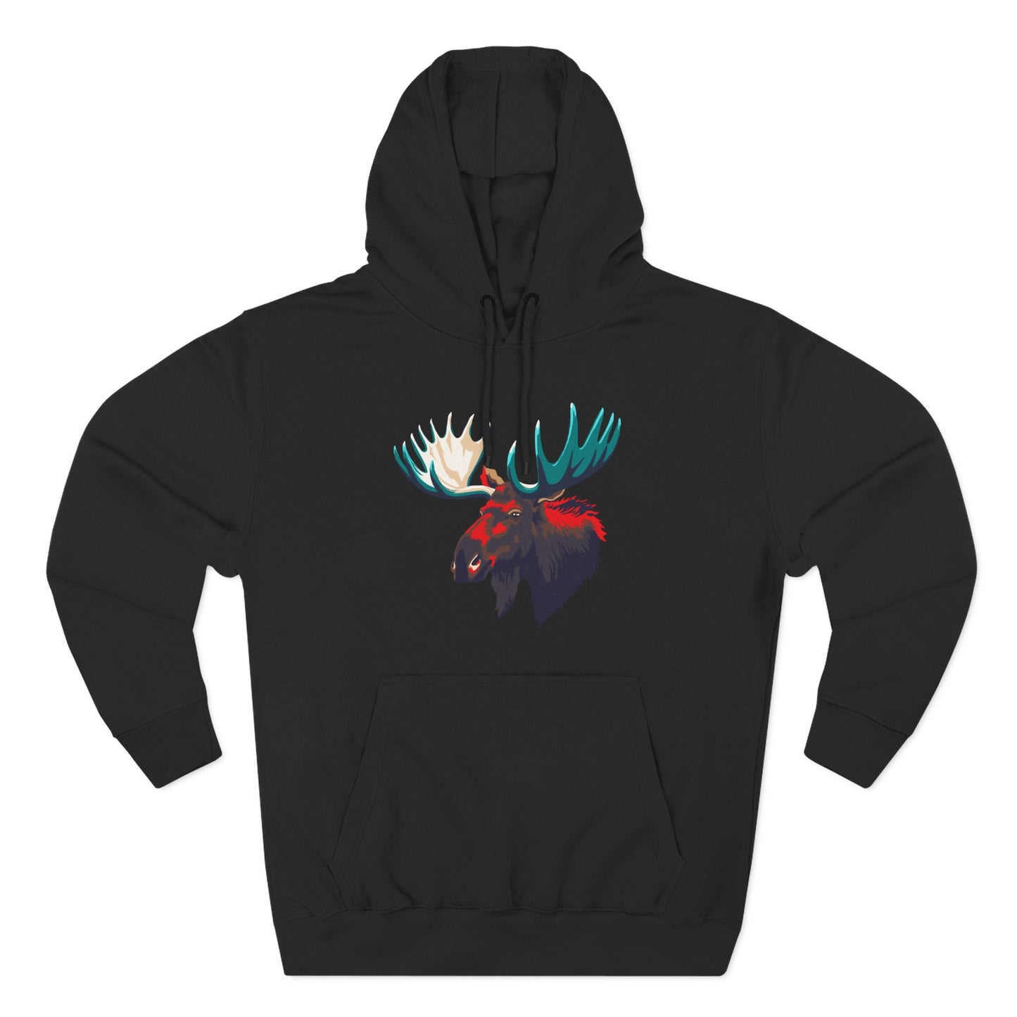 Moose Icon - Fleece Hoodie