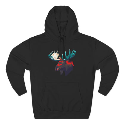 Moose Icon - Fleece Hoodie