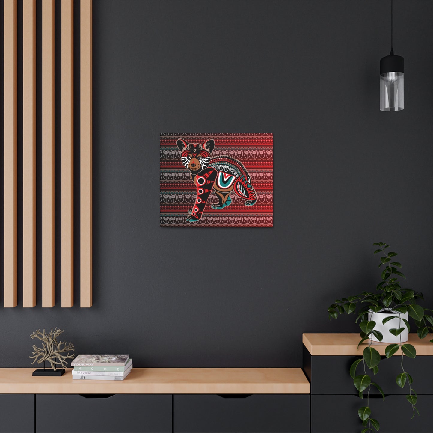 Black Bear Cub Canvas