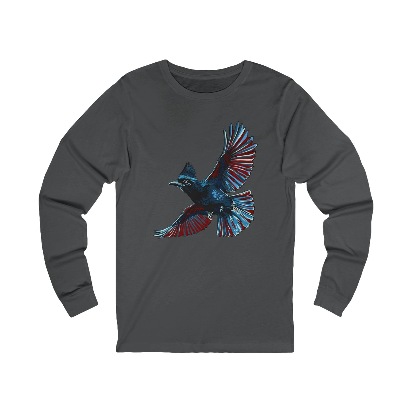 Steller's Jay Icon - Long-Sleeve Tee