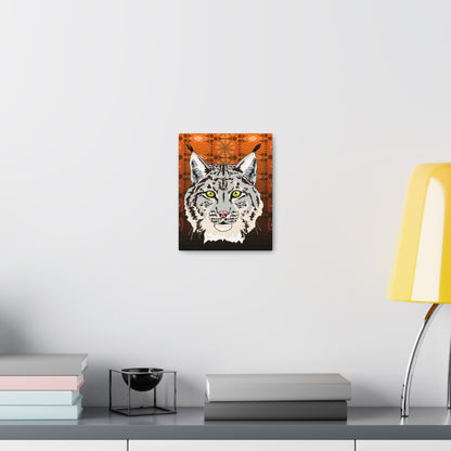 Lynx Portrait (gray) Canvas