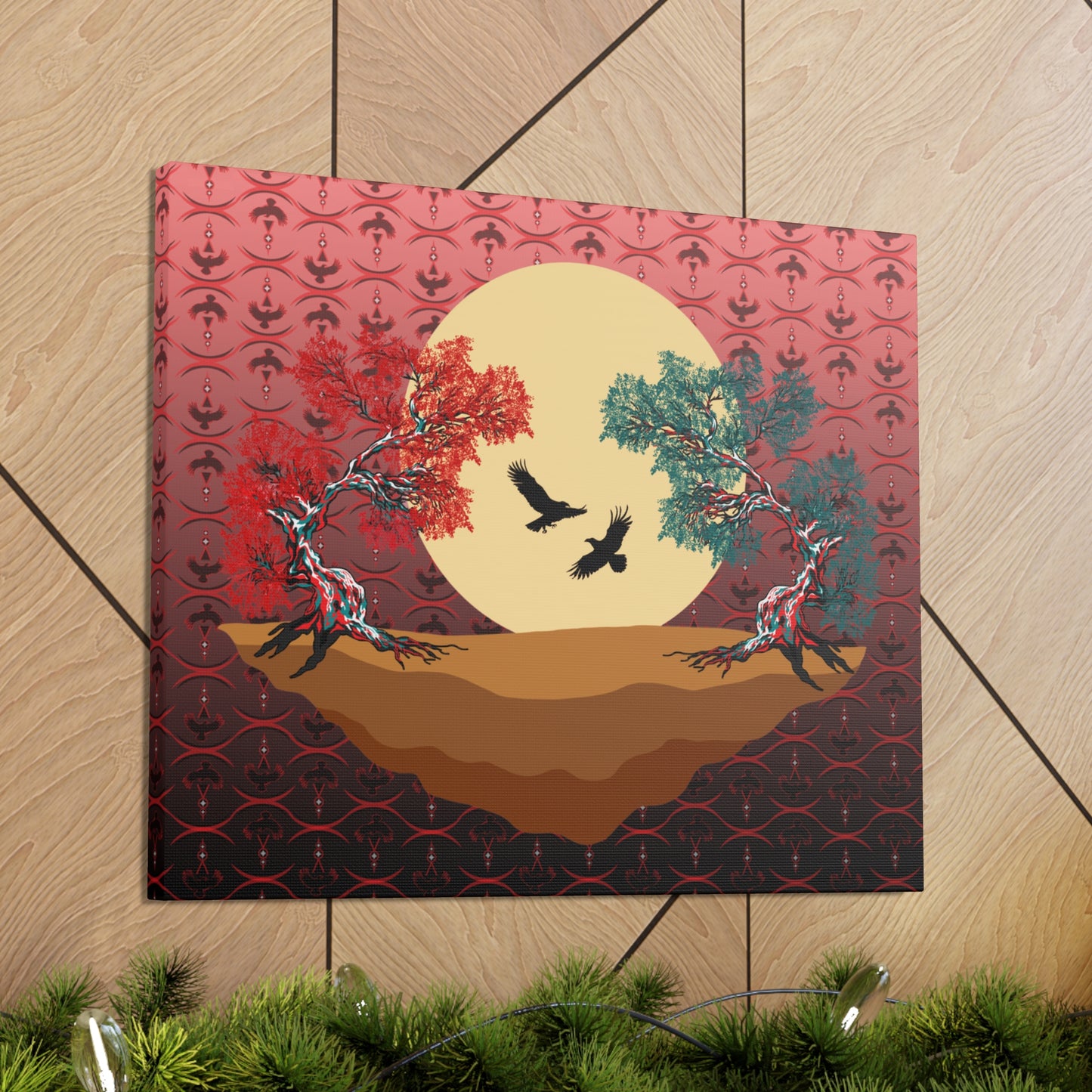 Raven Treescape Canvas