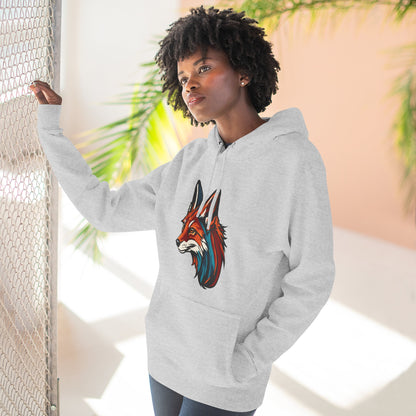 Red Fox Icon - Fleece Hoodie
