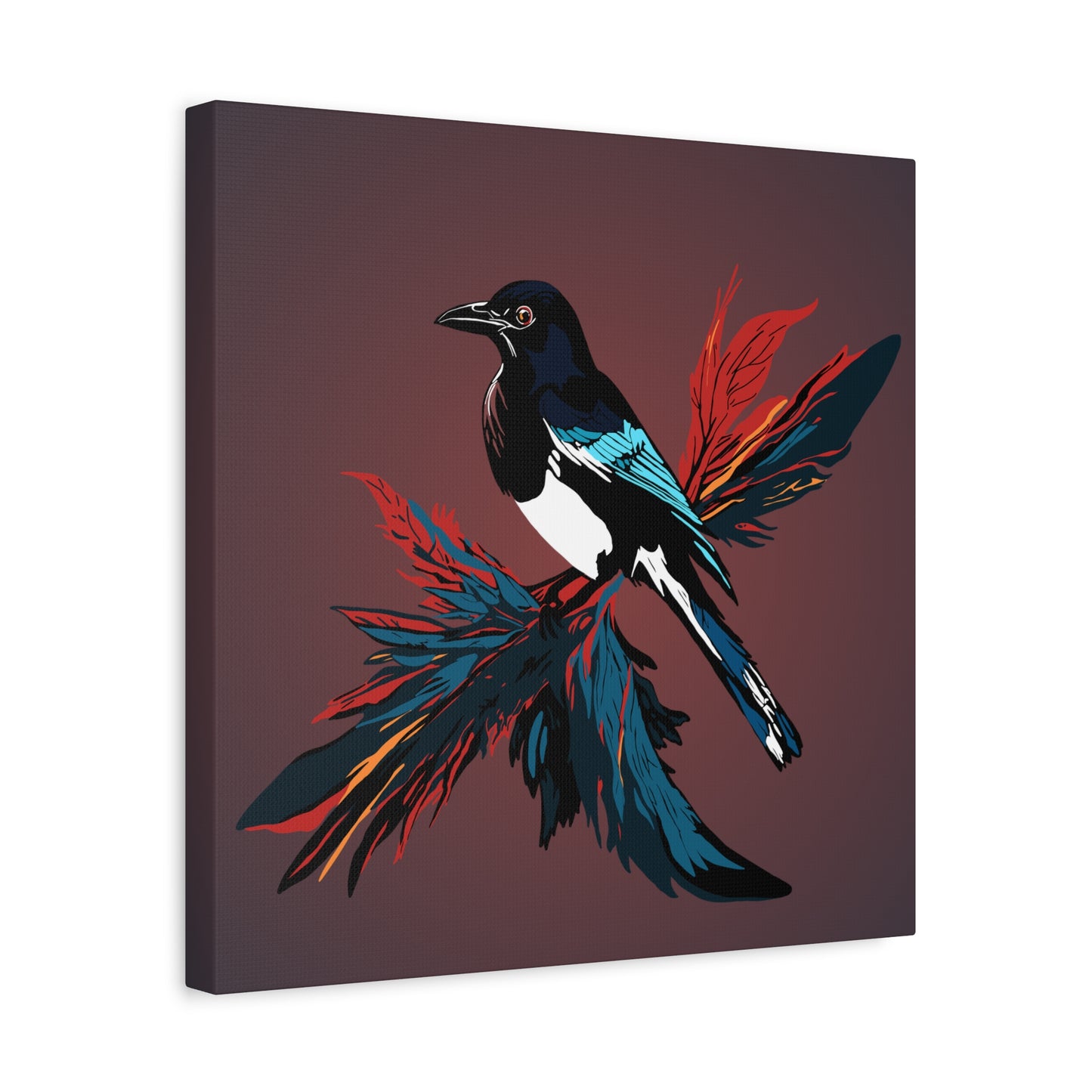 Magpie Icon Canvas