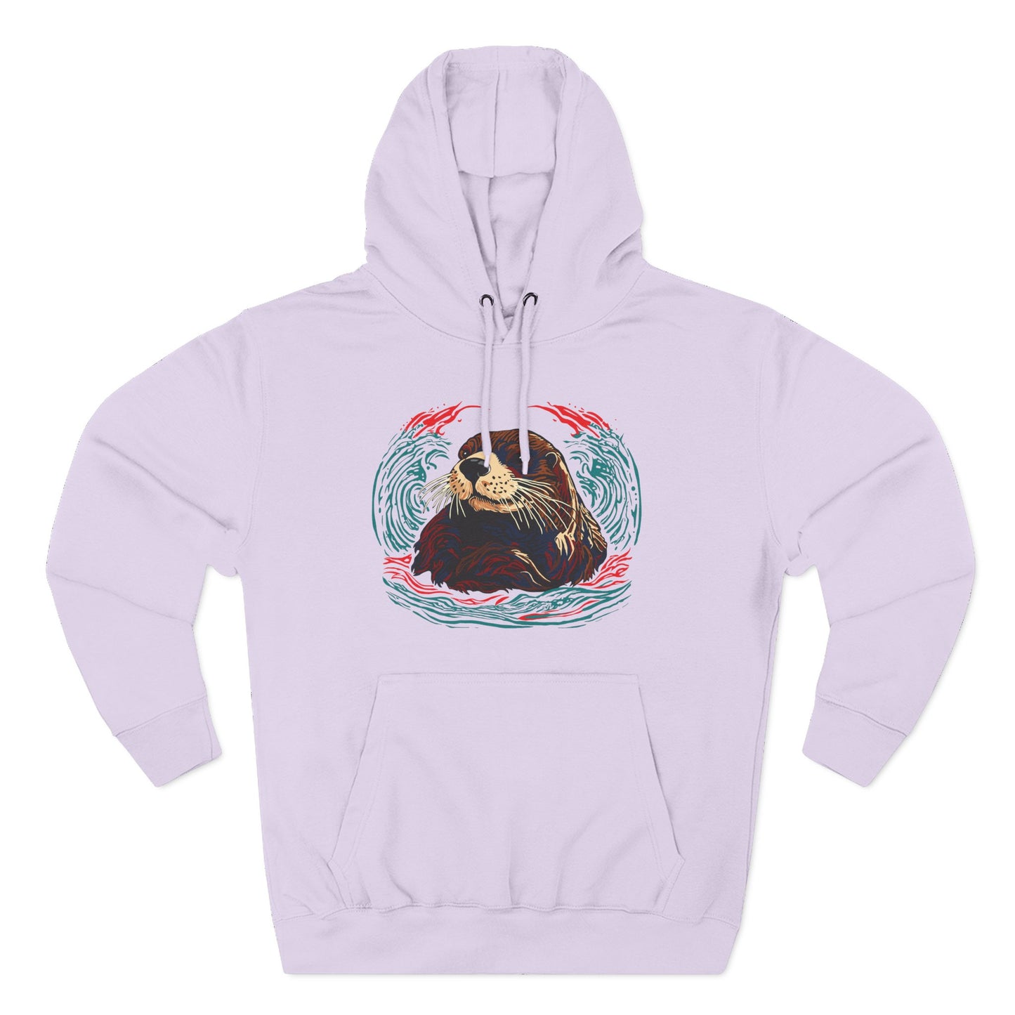 Sea Otter Icon - Fleece Hoodie