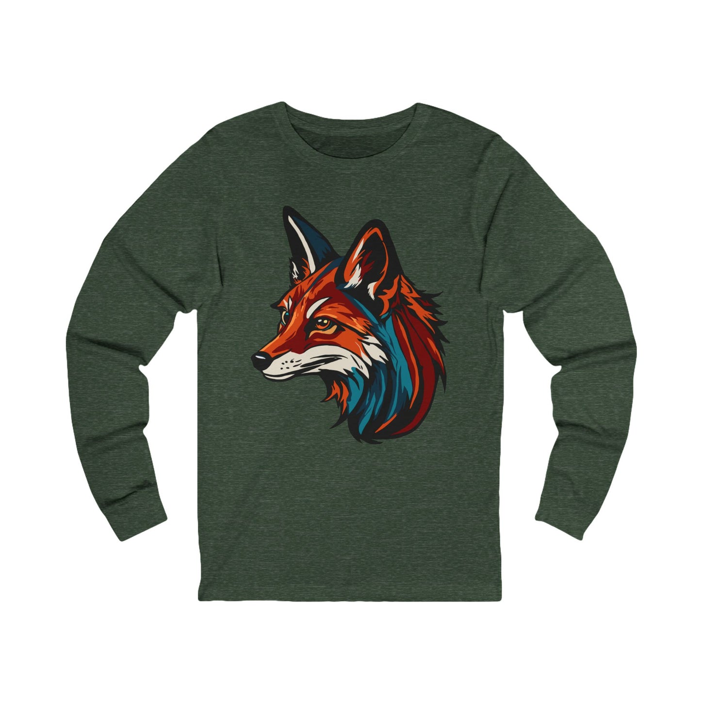 Red Fox Icon - Long-Sleeve Tee