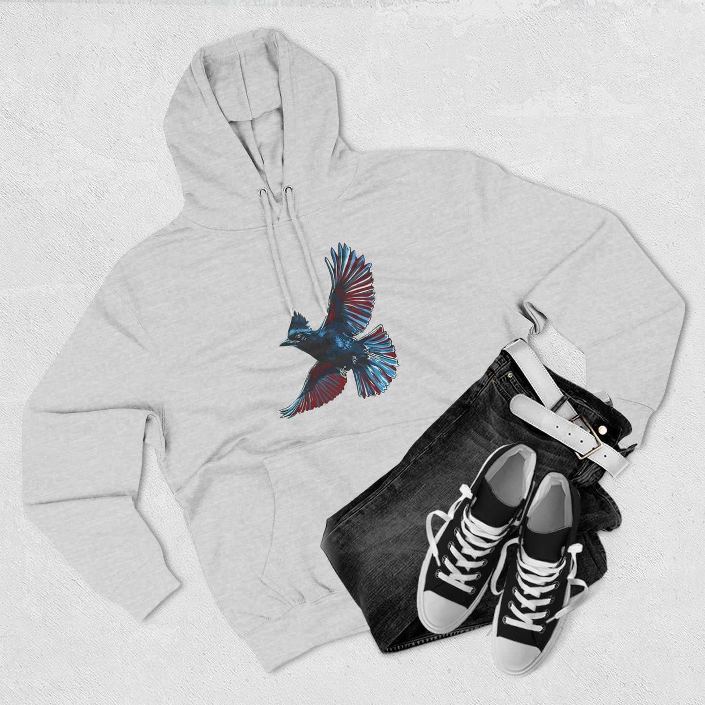 Steller's Jay Icon - Fleece Hoodie