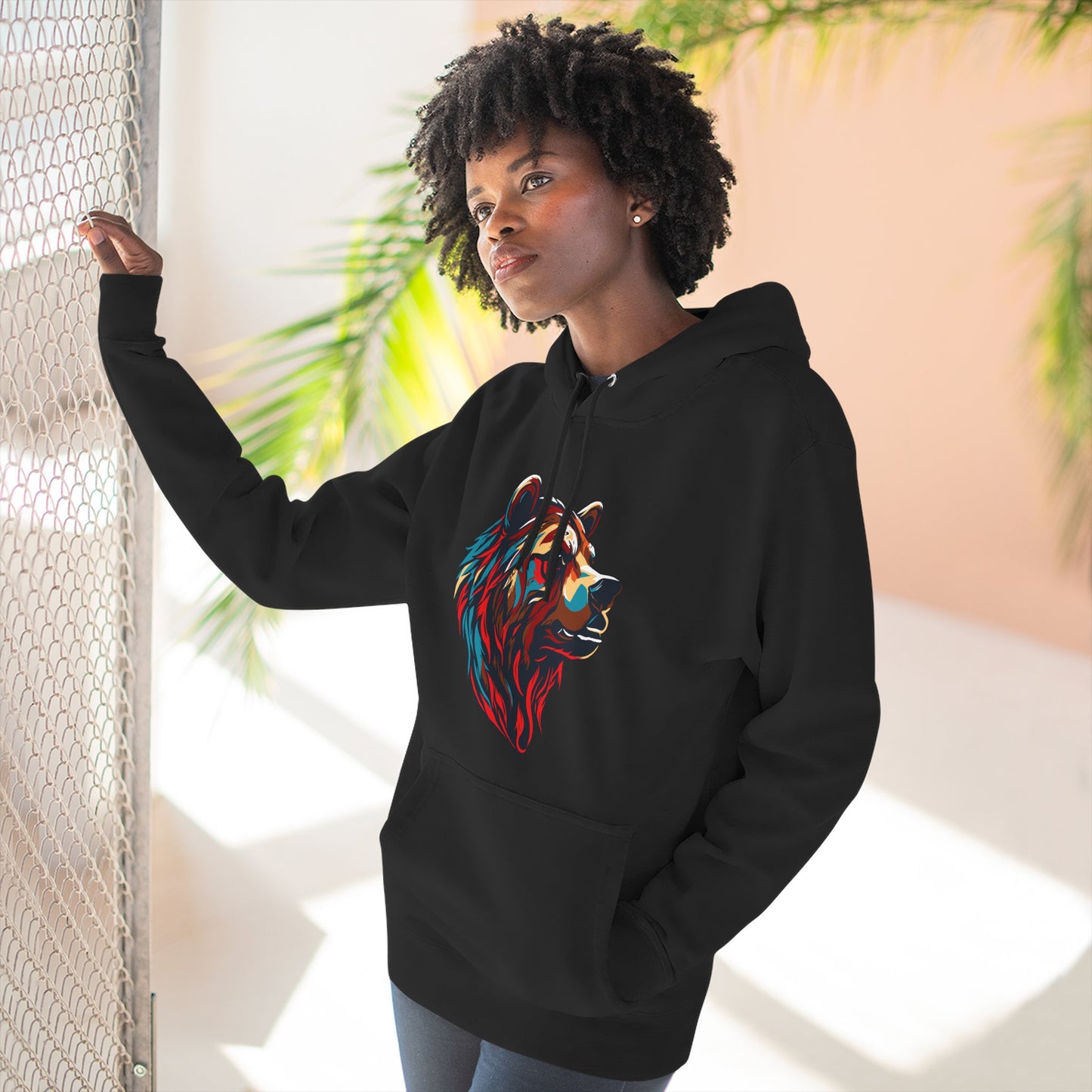 Grizzly Bear Icon - Fleece Hoodie