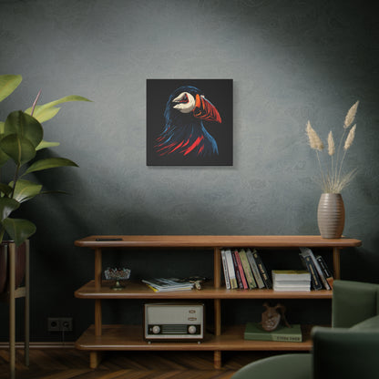 Puffin Icon Canvas