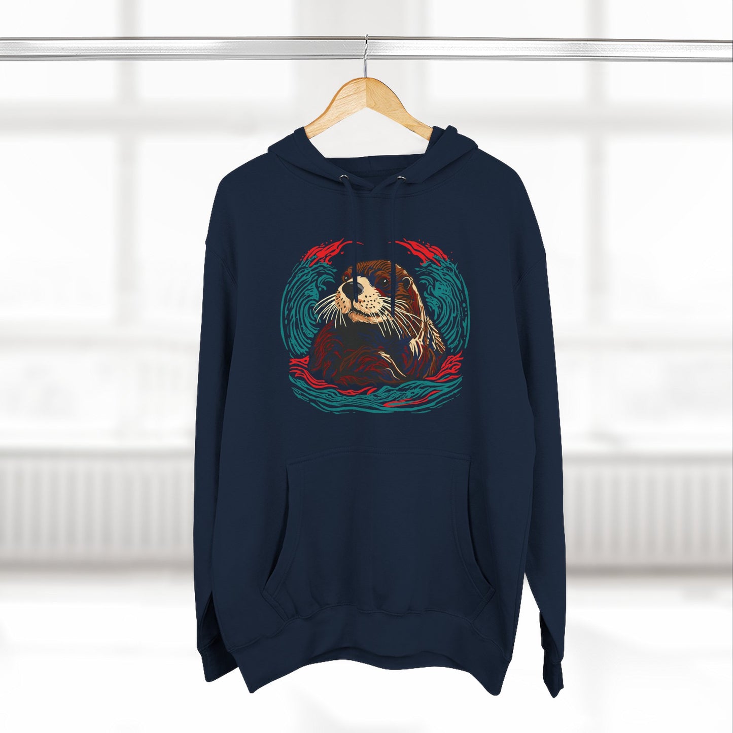 Sea Otter Icon - Fleece Hoodie
