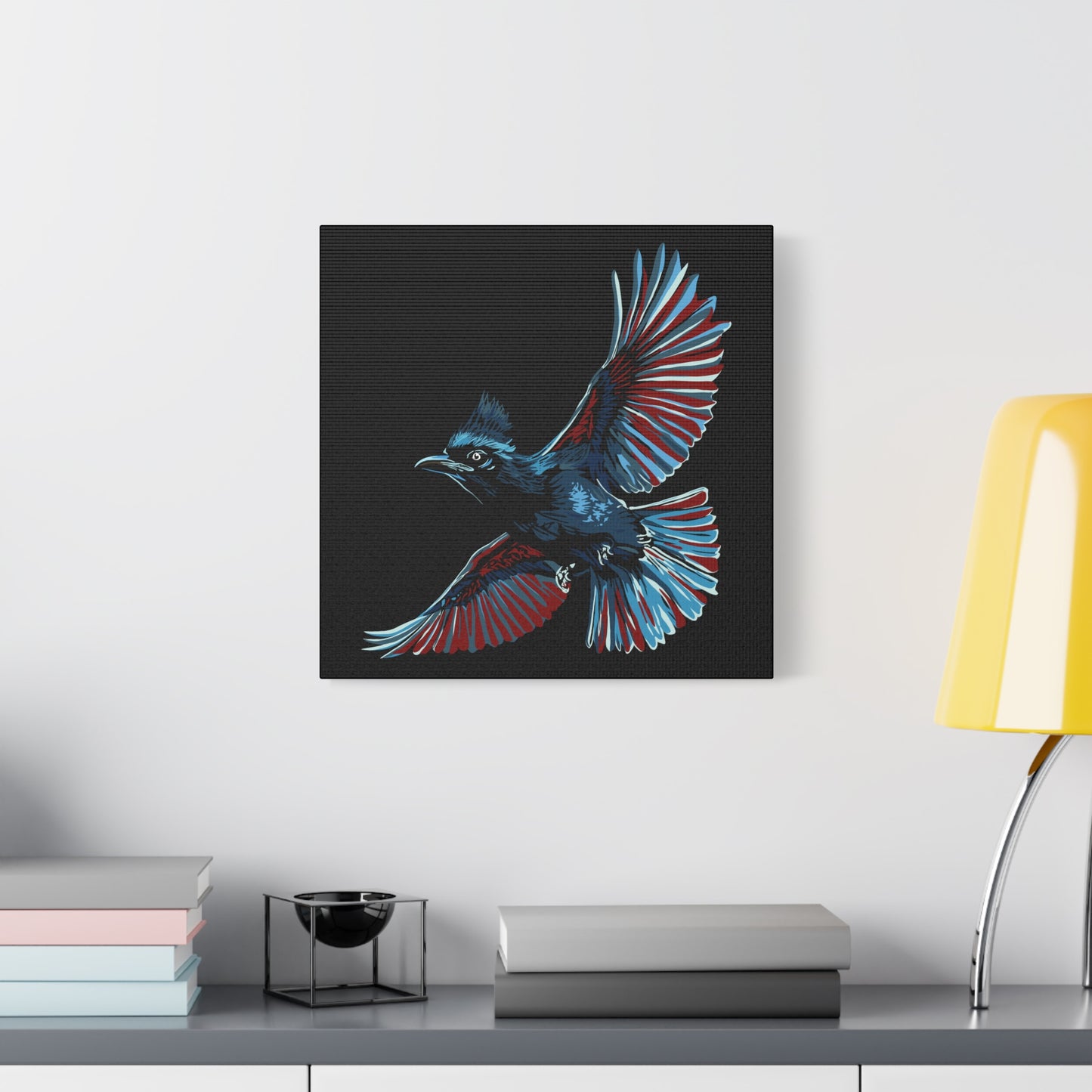 Steller's Jay Icon Canvas