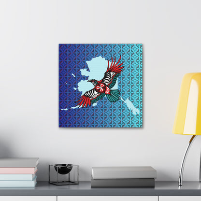 Flying Raven Canvas