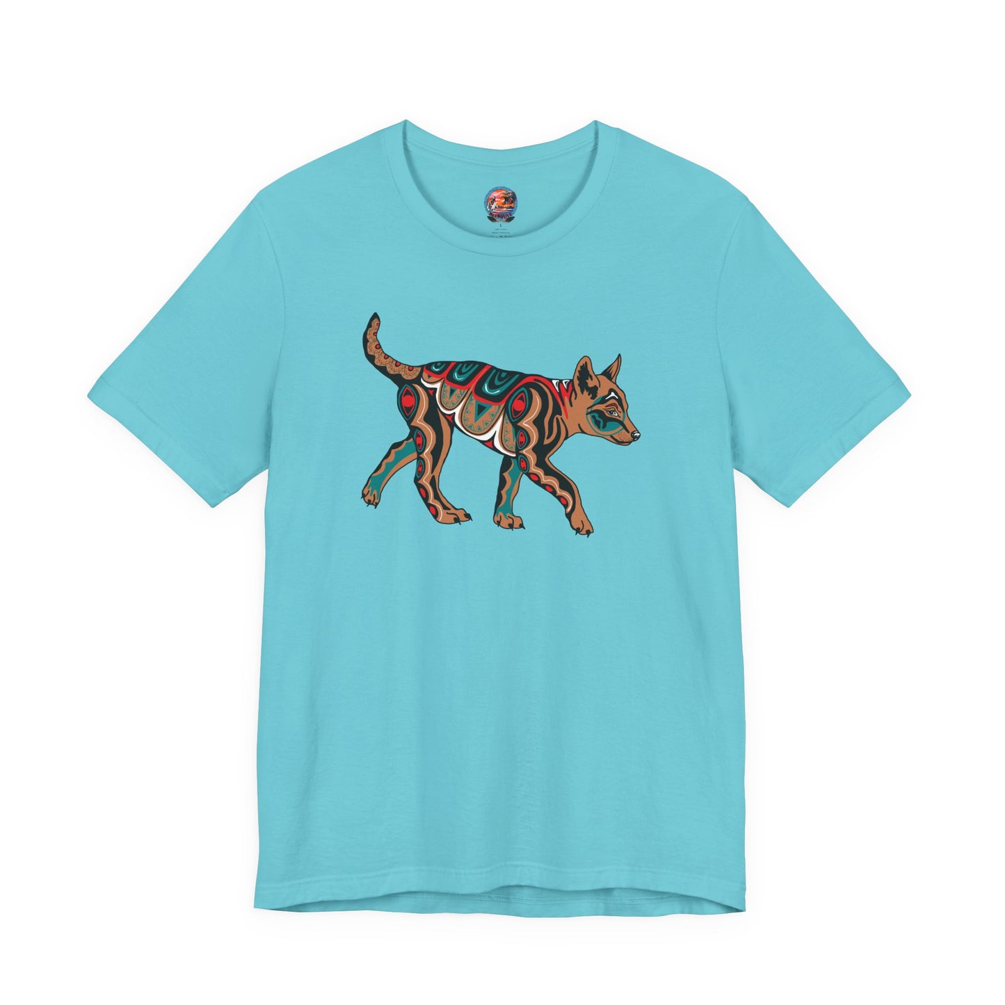Tan Wolf Pup T-Shirt