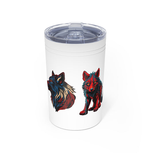 Hand-drawn canidae icons gallery tumbler — original wildlife art by Kayanna Healy at Neo Native