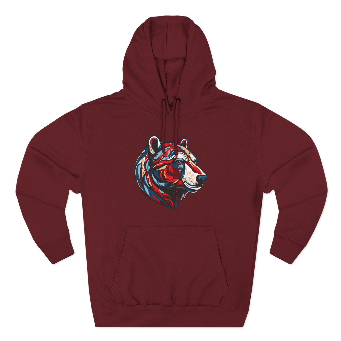 Polar Bear Icon - Fleece Hoodie