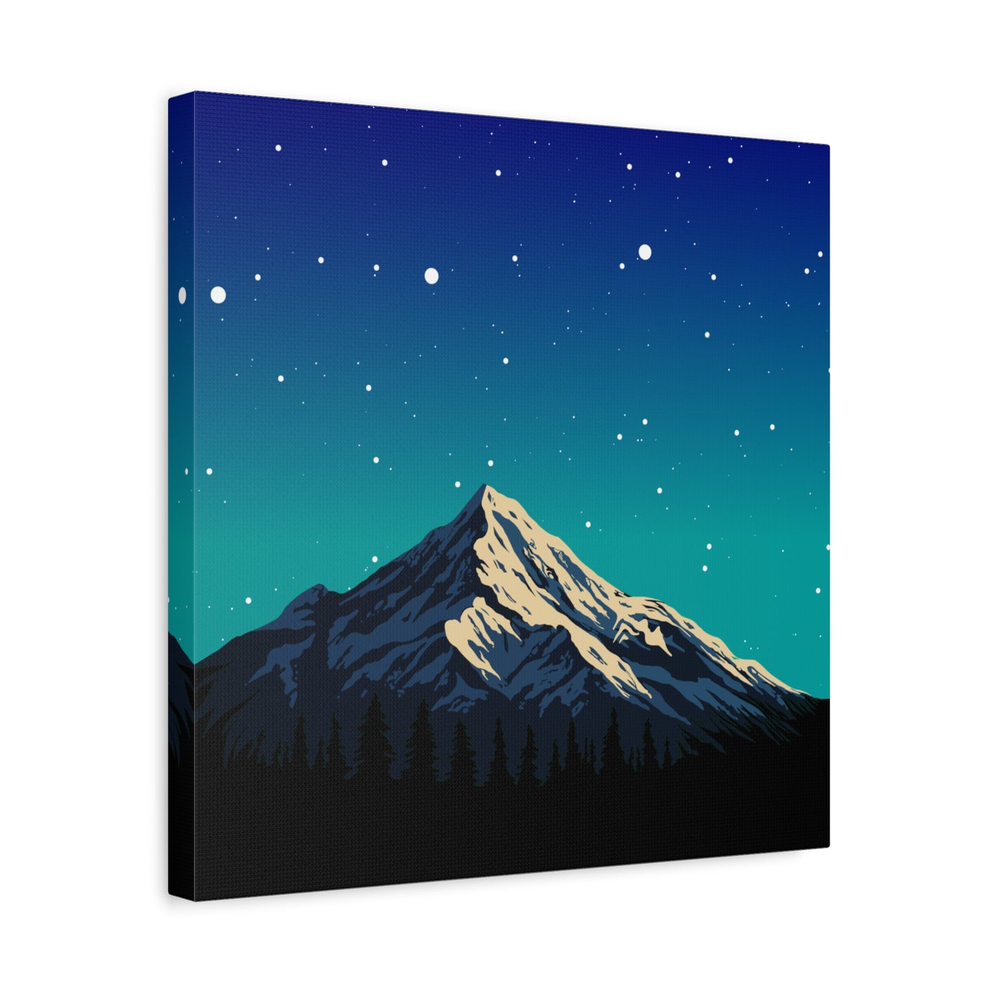 Twilight Peaks Canvas