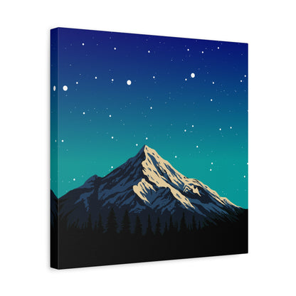 Twilight Peaks Canvas