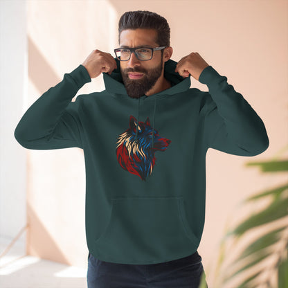 Wolf Icon - Fleece Hoodie