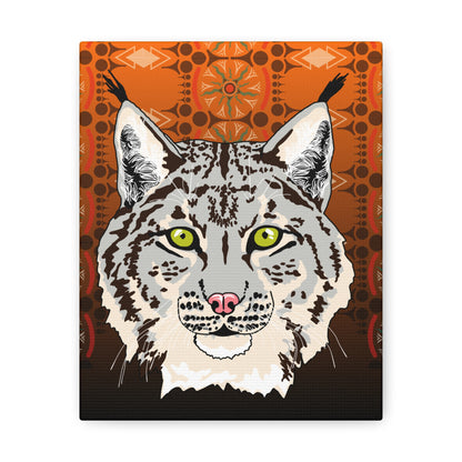 Lynx Portrait (gray) Canvas