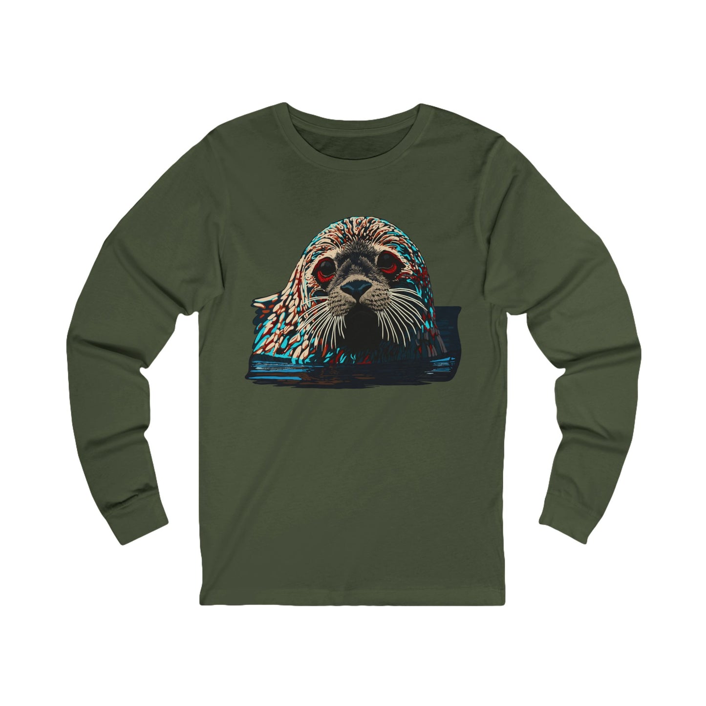Harbor Seal Icon - Long-Sleeve Tee