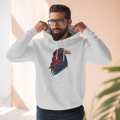 Raven Icon - Fleece Hoodie